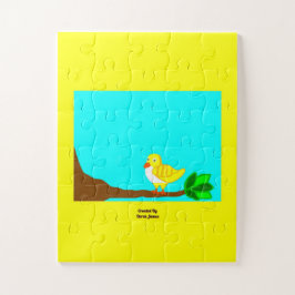 Bom dia Quebra-cabeça de pássaro de 11" x 14"