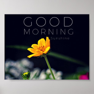 Bom dia Sunshine Poster Impressão
