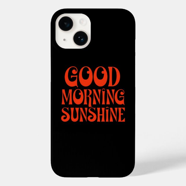Bom dia Sunshine Retro Decor Impressão (Verso)