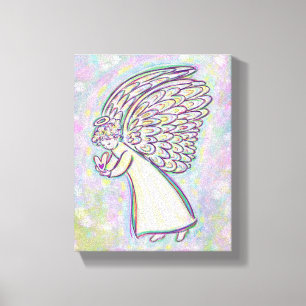 Bom Guardian Angel Painting Canvas Art