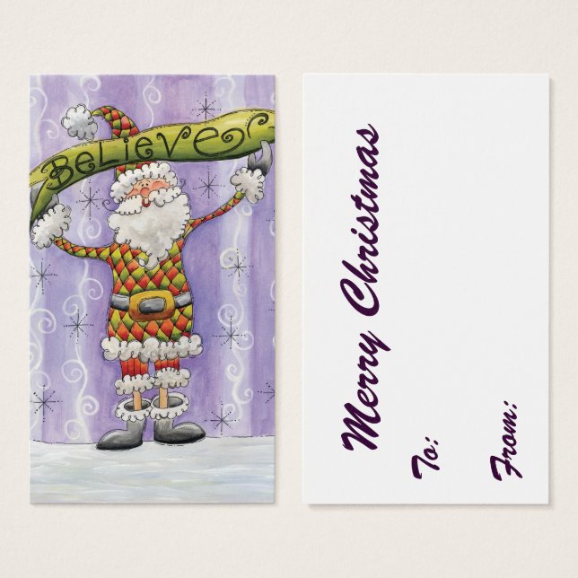 Bom Natal de Cartoon, acredito em Papai Noel (Frente & Verso)