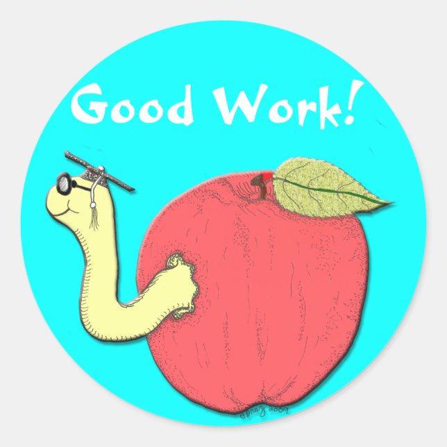 Bom Trabalho! Adesivo (Frente)