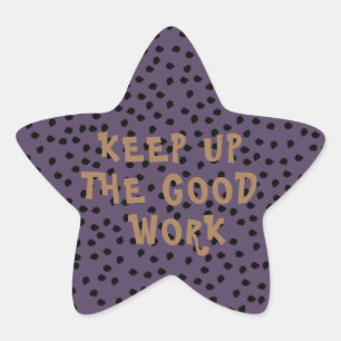 Bom Trabalho Adesivo de Estrela de Incentivo para 