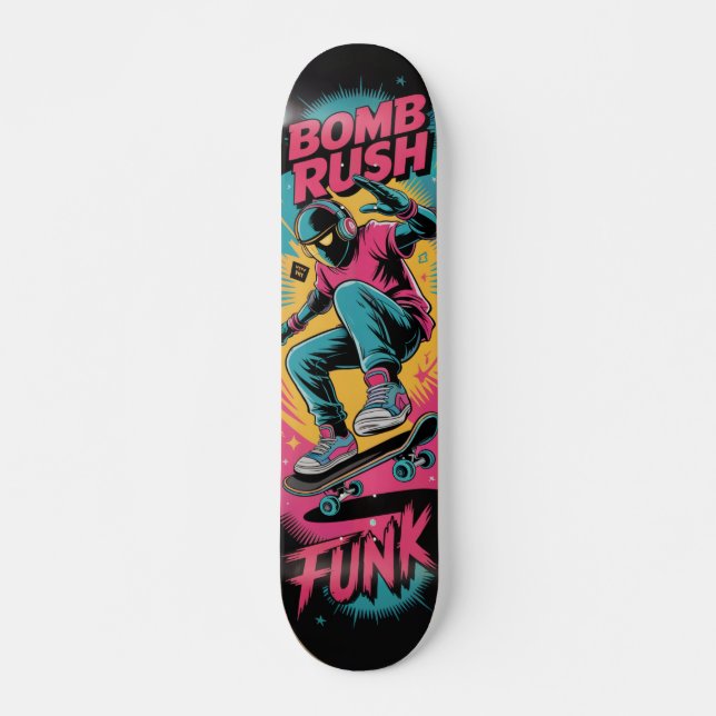 Bomb Rush Cyberfunk Skateboard (Frente)