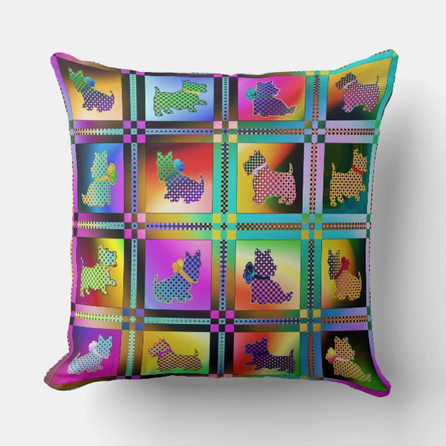 BOMBA AMOR Multicolor. Almofadas Throw (Frente)