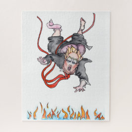 Bomba desce para o Quebra-cabeça do Fiery Pit Jig 