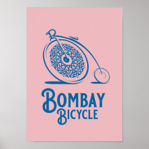 Bombaim Bicycle Club - Vintage Style Impressão - 