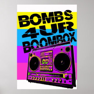 Bombas Poster de caixa de ar 4UR