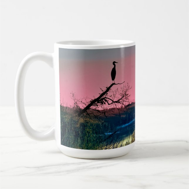 Bombay Hook Sunrise 11 oz ou caneca de 15 oz (Esquerda)