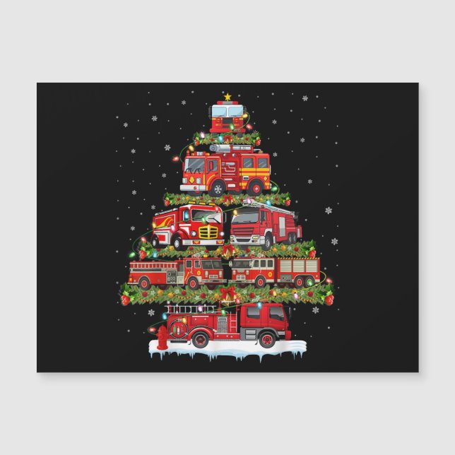 Bombeiro Luz Bombeiro Caminhão de Fogo Natal (Frente)