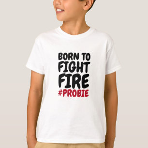 Bombeiro Nascer de combate a T-Shirt