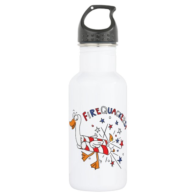 Bombeiros 4° de julho Garrafa de Água Pato (Frente)