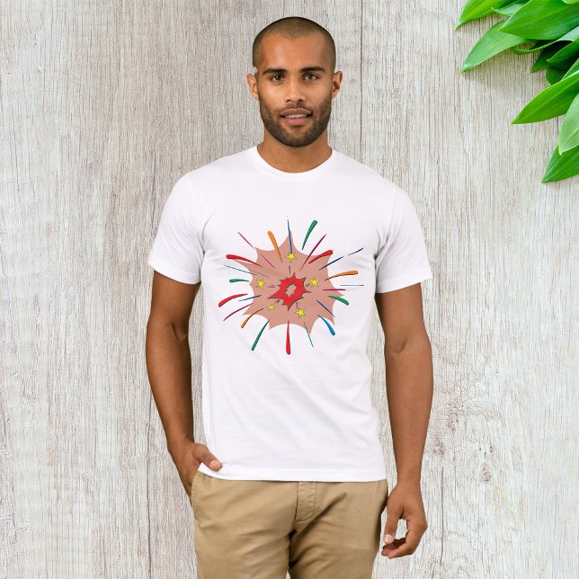 Bombeiros Coloridos Mens T-Shirt (Criador carregado)