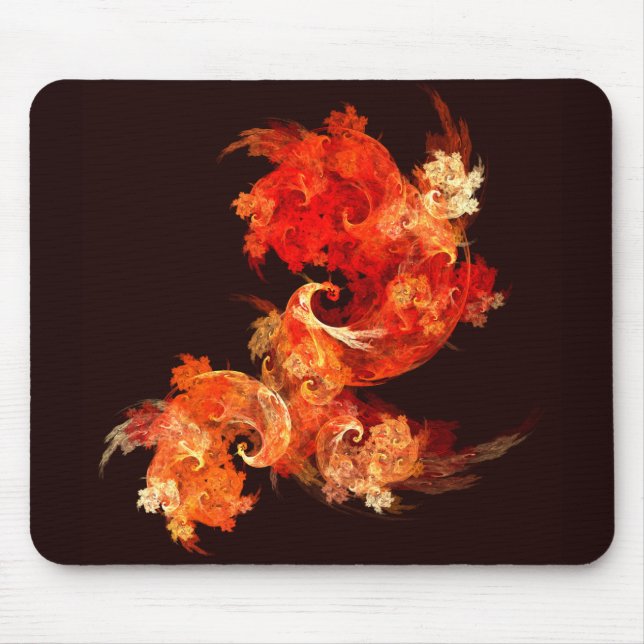 Bombeiros dançantes Abstrato Art Mousepad (Frente)