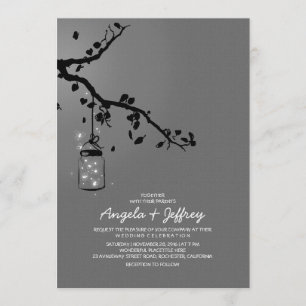 Bombeiros românticos convite para o casamento