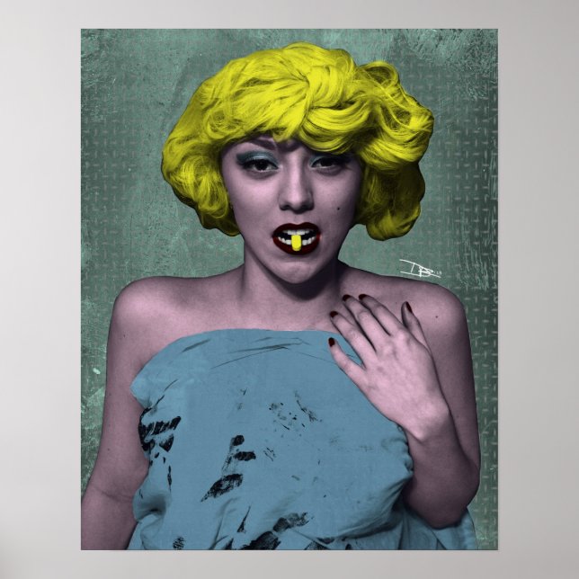 Bombshell POP Art Poster (Frente)