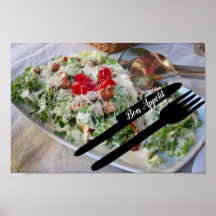 Bon Appétit Grego Salad Poster