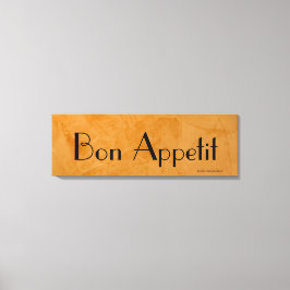 Bon Appetit Tuscan Kitchen Canvas
