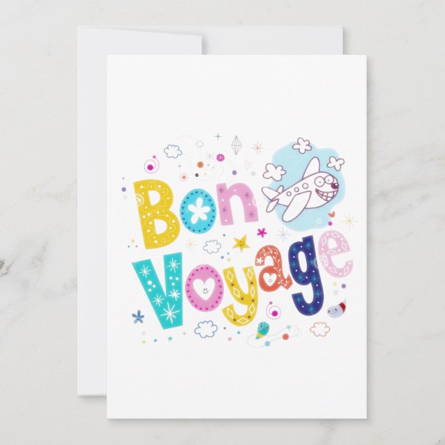**** BON VOYAGE** CONVITE DE FESTAS (Frente)