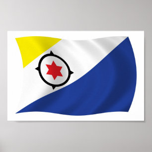 Bonaire Flag Poster Impressão