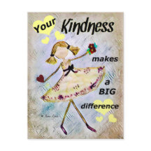 Bondade Cartões postais personalizados design pers