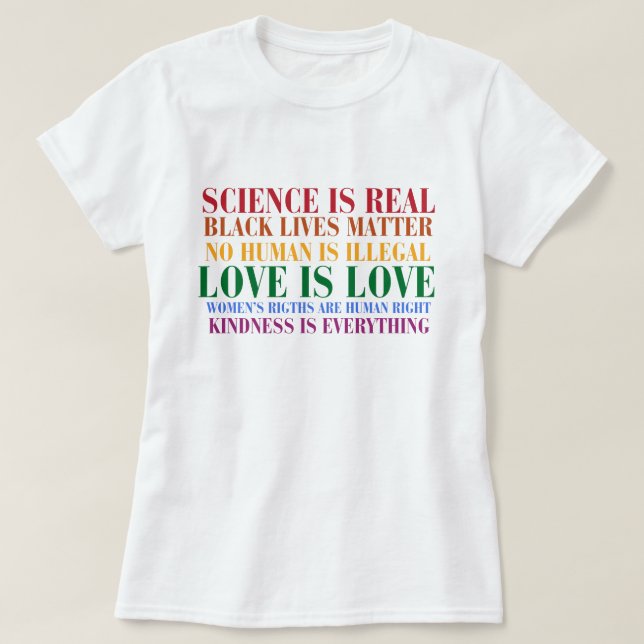 Bondade é tudo que a unidade progressista T-Shirt (Frente do Design)