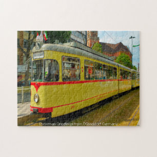 Bonde de Düsseldorf Alemanha. Quebra-cabeça