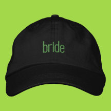 Bonde Menina Verde Verão Bordado Boné Dad