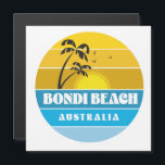 Bondi Beach Austrália<br><div class="desc">Logotipo de vintage da Austrália Bondi Beach.</div>