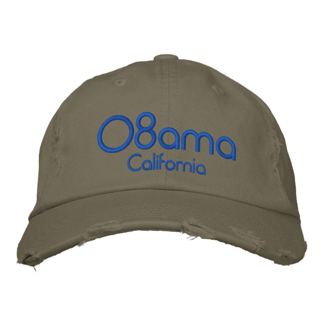 Boné '08bama, Califórnia (Frente)
