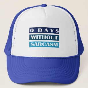 Boné 0 Dias Sem Sarcasmo