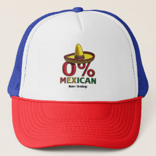 Boné 0% Mexicano Cinco Engraçados De Mayo Hilariary