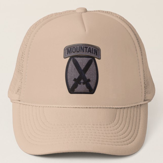 Boné 10ª divisão de montanhas veteranos vietnam iraq Ha (Frente)