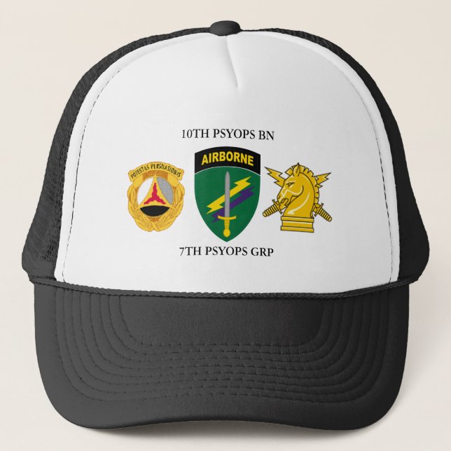 BONÉ 10º GRUPO PSYOPS BATTALION 7 PSYOPS (Frente)