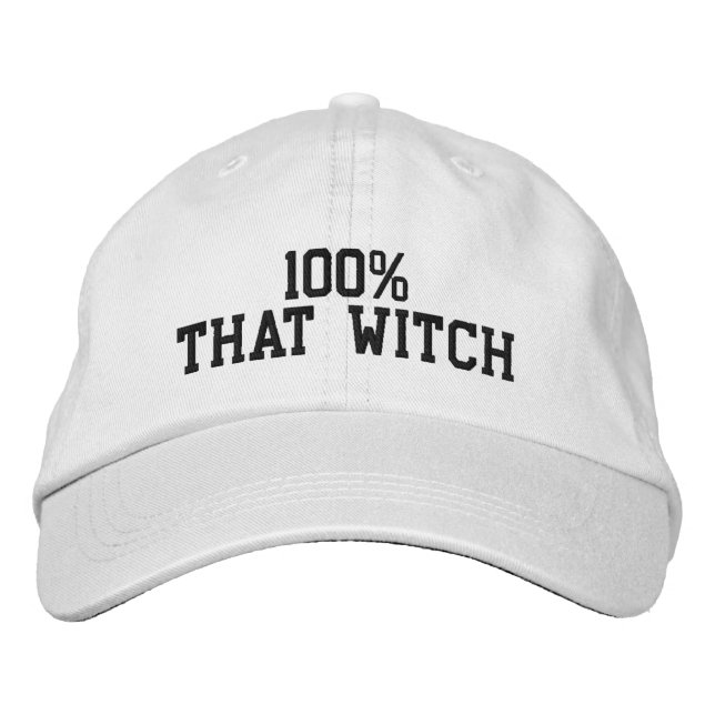 Boné 100% Aquela Bruxa (Frente)