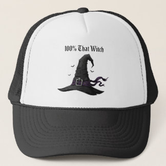Boné 100% Aquela Bruxa – Halloween Assustador