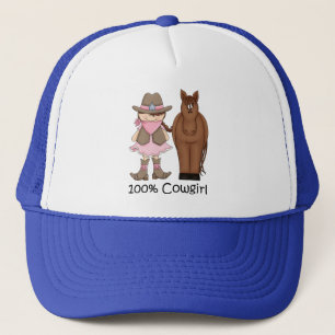 Boné 100% Cowgirl e Horse Hat