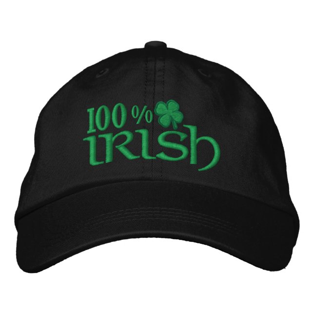 Boné 100 % de Chapéu IRLANDÊS (Frente)