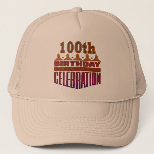 Boné 100th Presentes da celebração do aniversário