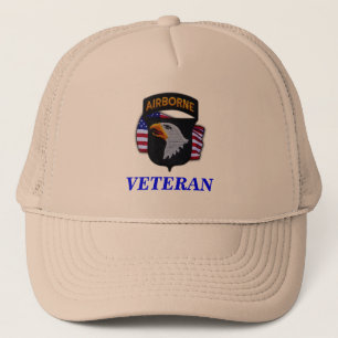 Boné 10101 veteranos da divisão aérea vietnam iraq Ha