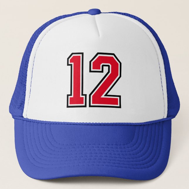 Boné 12 Birthday Trucker Hat (Frente)