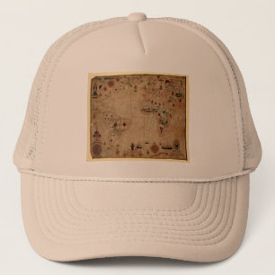 Boné 1633 carta de Portolan do oceano de Atantic -