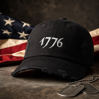 Boné 1776 Bordado Americano