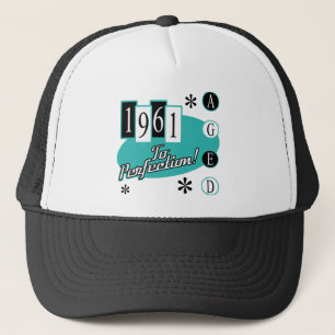 Boné 1961 60º Meio século de aniversário Moderno