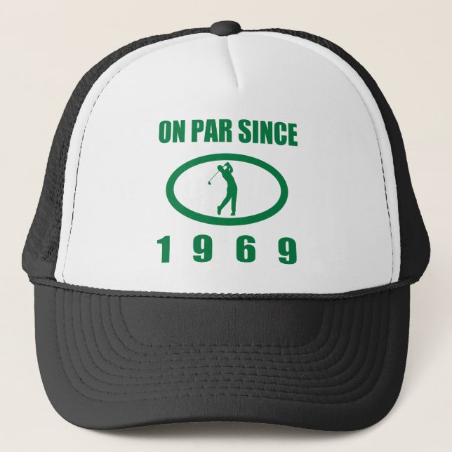 Boné 1969 50º aniversário para Golfistas (Frente)