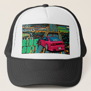 Boné 1989 Nissan 240SX Coupé Ride On Pop Art Streetwear