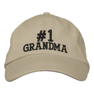 Boné #1 Avó Número Um Gorro Bordado