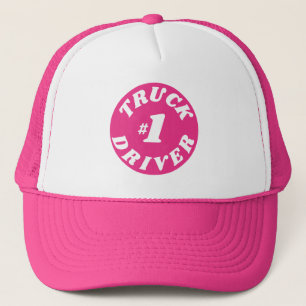 Boné #1 Truck Driver Cap For Girl Women