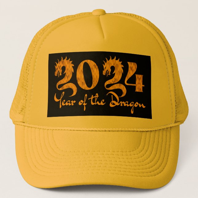 BONÉ 2024 ANO DO OURO DO DRAGÃO (Frente)