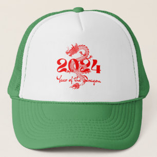 Boné 2024 Ano Novo do Dragão Chinês